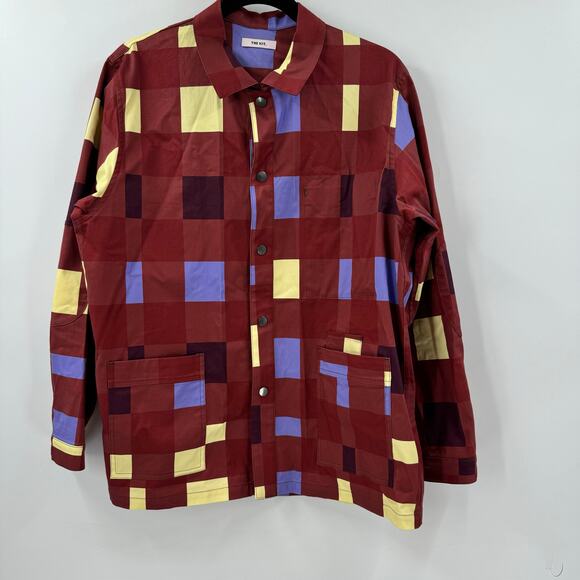 The Kit Multi colored gingham Printers jacket - Picture 1 of 6
